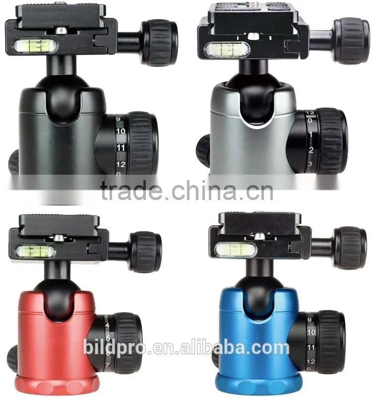 Heavy Duty Camera Tripod Head Colorful Tripod Ball Head Camera Accessories