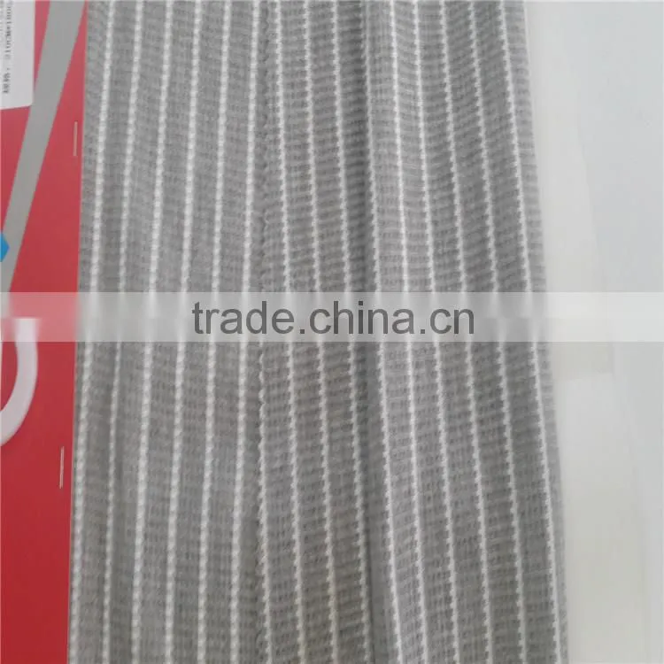 staple fibres yarn dyed fabric polyester color-stripes fabric