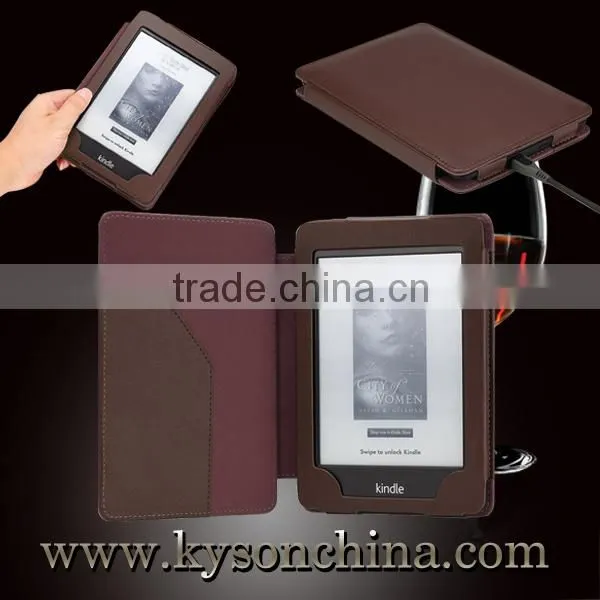 For amazon kindle 4 leather case,for amazon kindle fire case