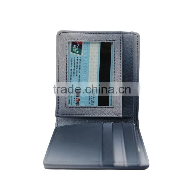 New fashion genuine bifold wallet PU leather male wallets handbag purse