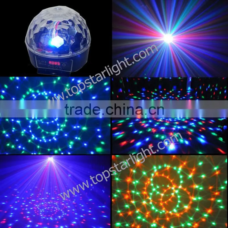 LED christmas crystal ball light 9W DMX LED crystal disco ball RGB