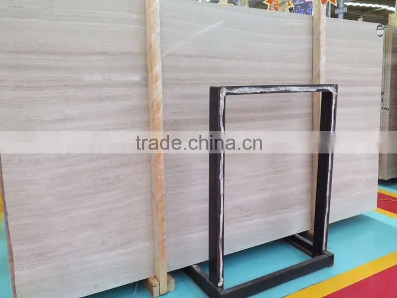 Wood White Marble Big Slabs