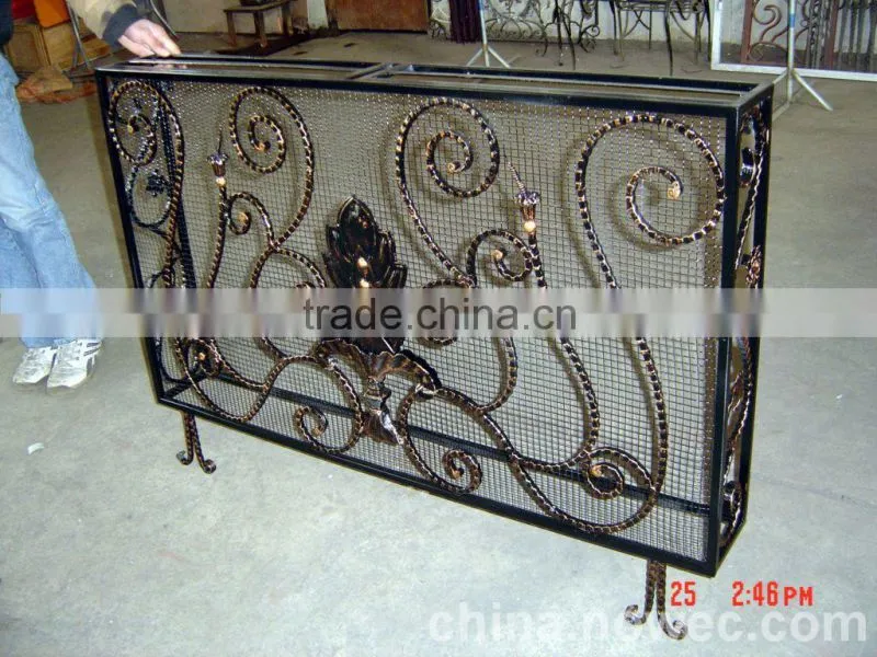 ornamental wrought iron basket