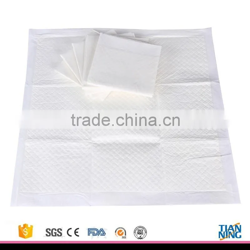incontinence pad for patient in hospital with super absorption nonwoven material