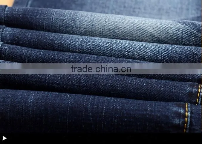 Fashion Straight Slim Jeans Classic Denim Trousers Fall Winter Elastic Long Pants Quality Trousers
