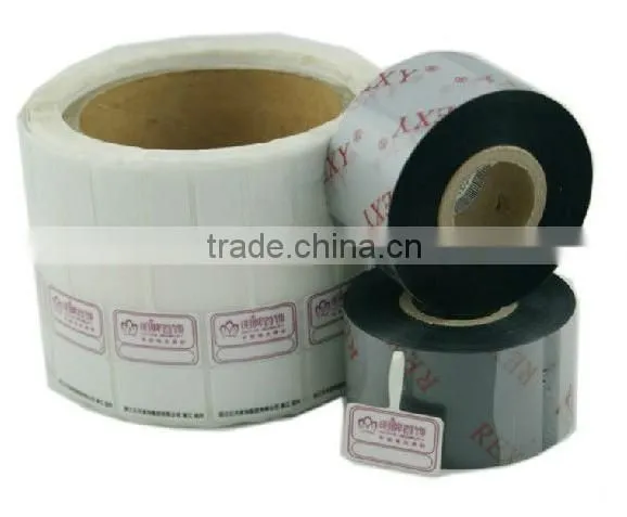 Bizsoft Excellent performance 60mm*300M Jewelry label Resin Ribbon