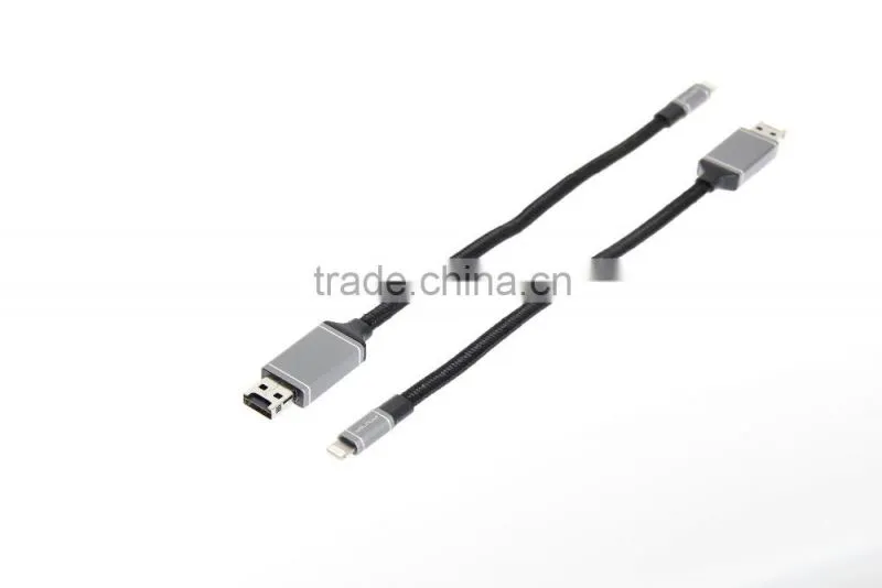 Walnut OTG Cloud 15cm round braided cable