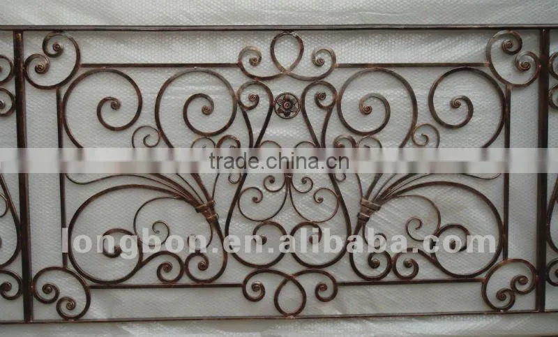 Top-selling rod iron modern design for balcony railing