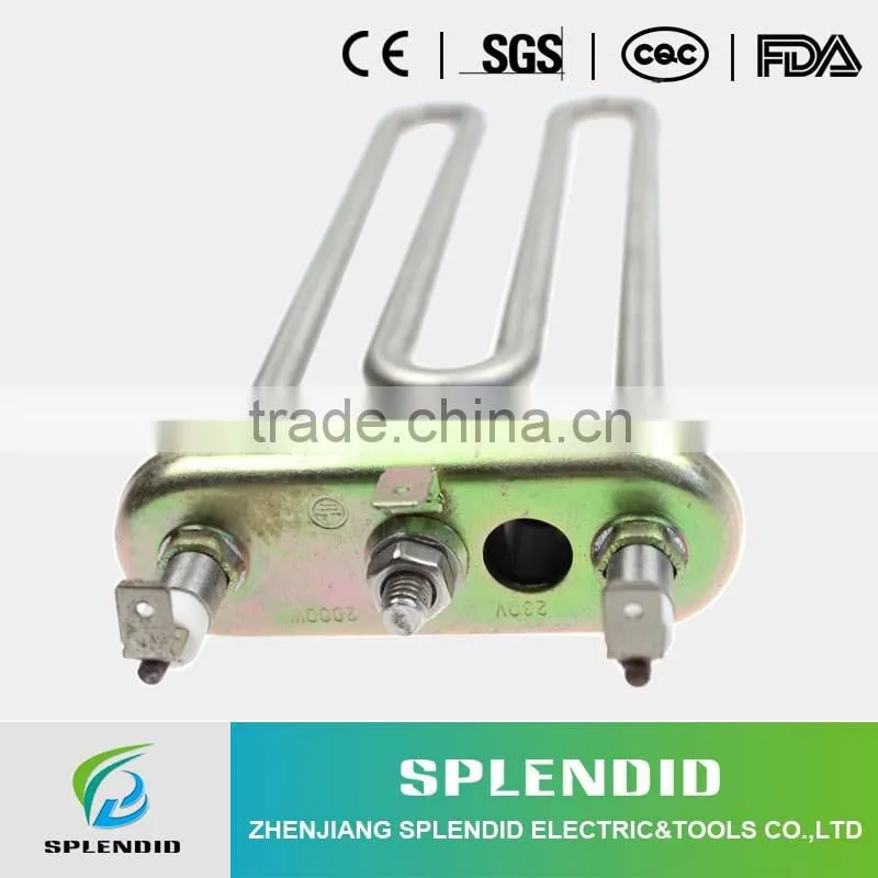 Splendid tubular heating element for pizza bag