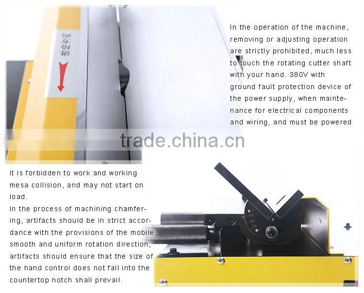 Yellow Straight Line Chamfer MR-R700B