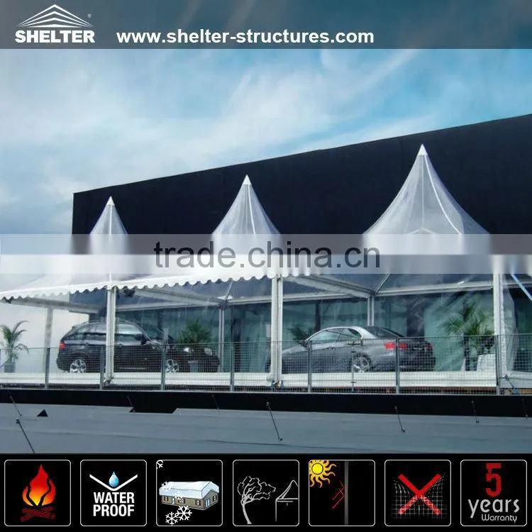 Aluminum Material Outdoor Transparent Garden Pavilion Pagoda Tent