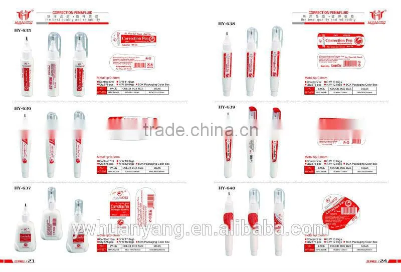 colored metal tip liquid corrector