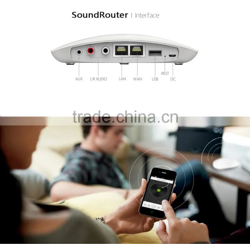 smart audio sound music router of speaker parts