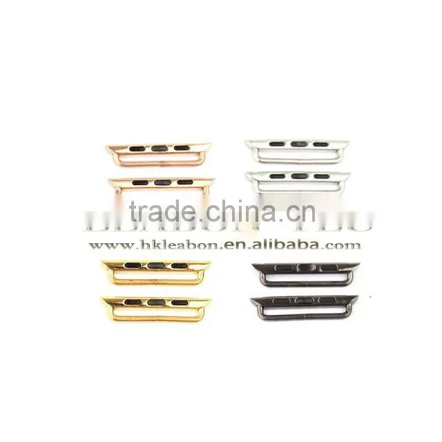 cheap Aluminum metal watch band converter buckle strap Adapter for apple watch band