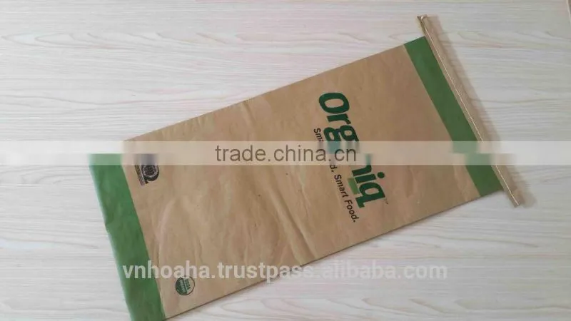 kraft paper laminated woven polypropylene bag