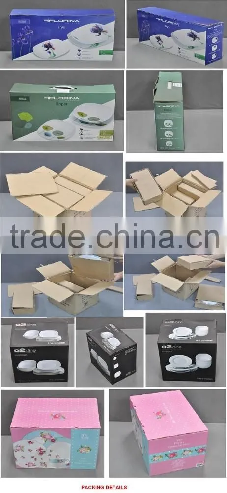 High quality porcelain coup shape cake set with stand