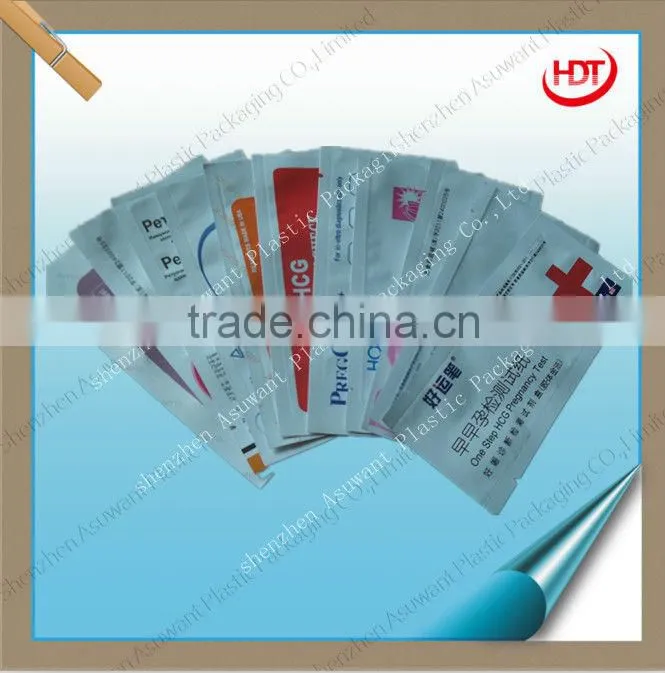 small aluminium foil packaging bag for pregancy test paper