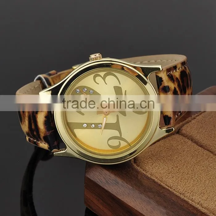 Jewelry Set 2016 Women Brown Leather Shenzhen Watch Factory