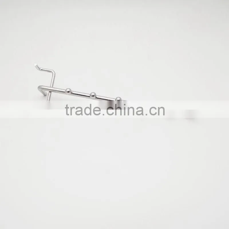 New Style Tube hook wire hanging tube hooks chrome display hook