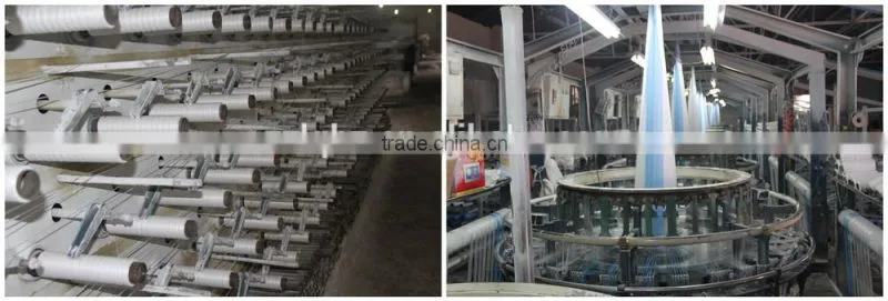 Black woven pe sack bags made in china