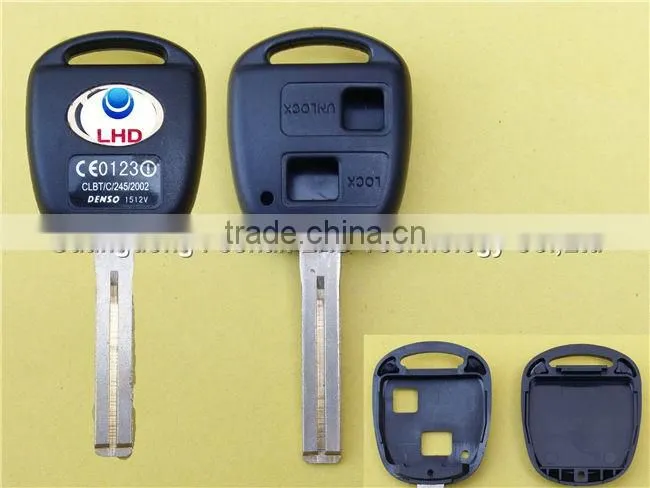 20% OFF, 2 buttons car remote key cover for Toyota key blanks wholesale Toy48 blade