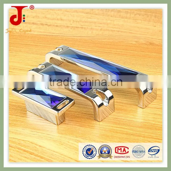 Europe Type Decorative Zinc Alloy Crystal Drawer Handles