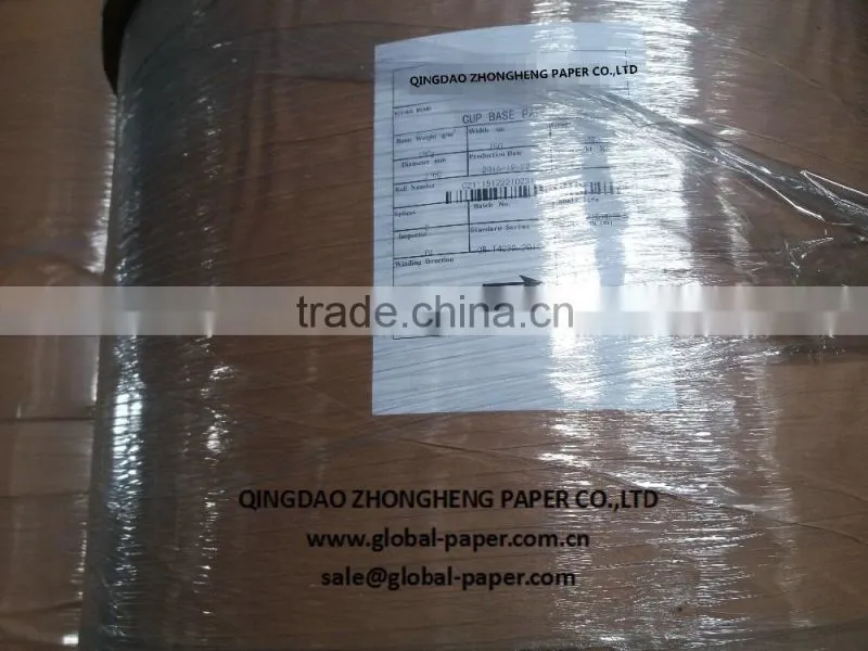High quality coated PE Cup base paper