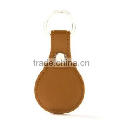 hot leather heart shape keychain, leather keychain with heart