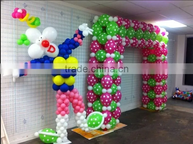 Best quality 12inch Colourful Party Decoration Polka Dot Balloons Latex balloons