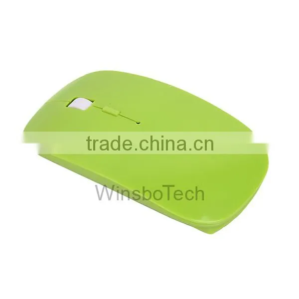 Unique Slim wireless mouse with crystal box packing