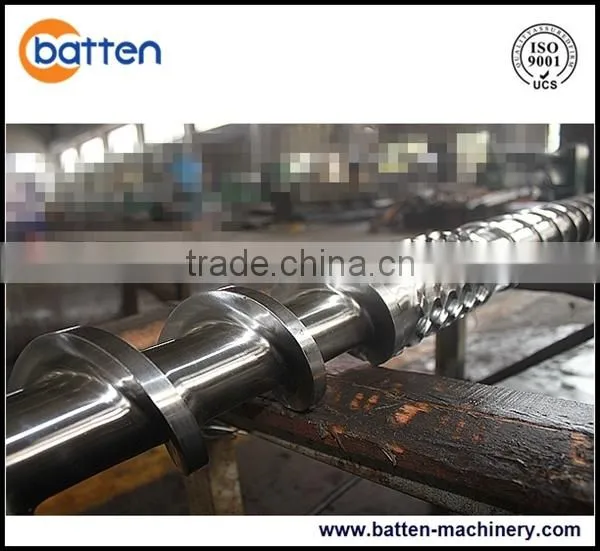 single screw extruder machine screw and barrel for PE plastic machine