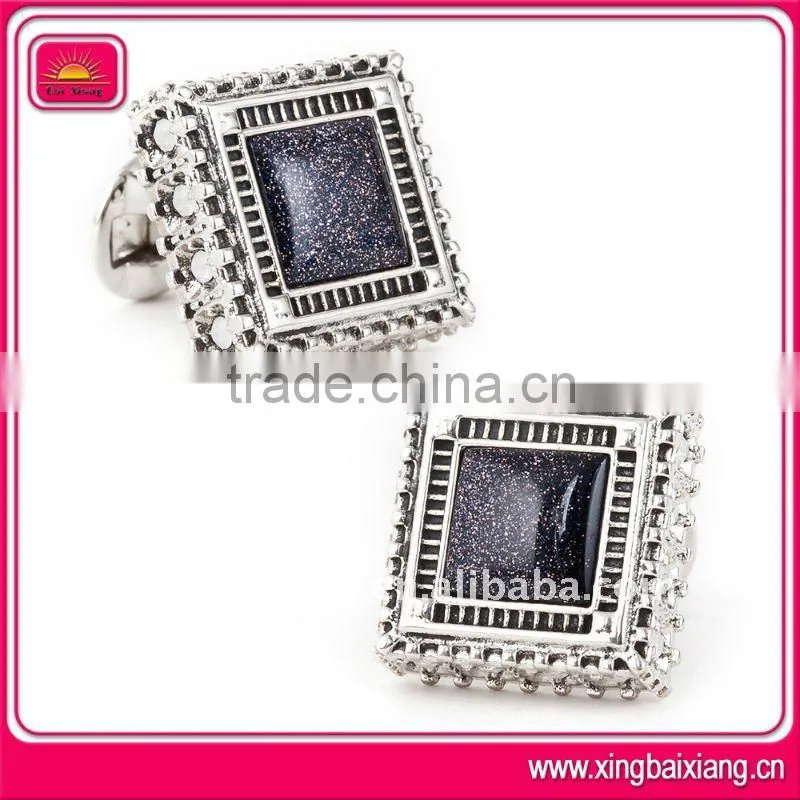 hot sell fashion promotion metal pink cufflink