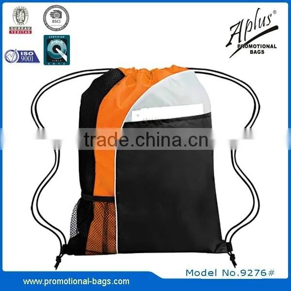 colorful drawstring backpack gift use for promotion