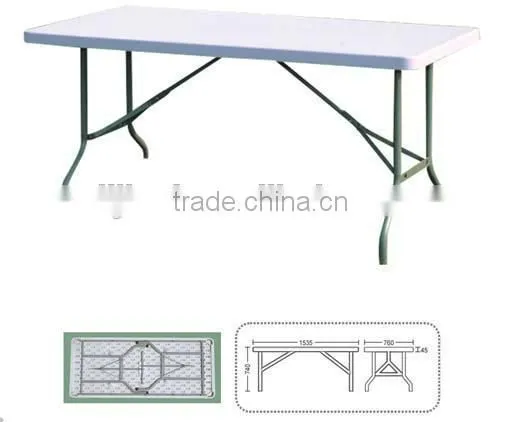 HDPE Plastic Garden Folding table