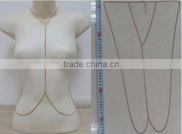 chain strap body chain dress, body chain jewelry for women