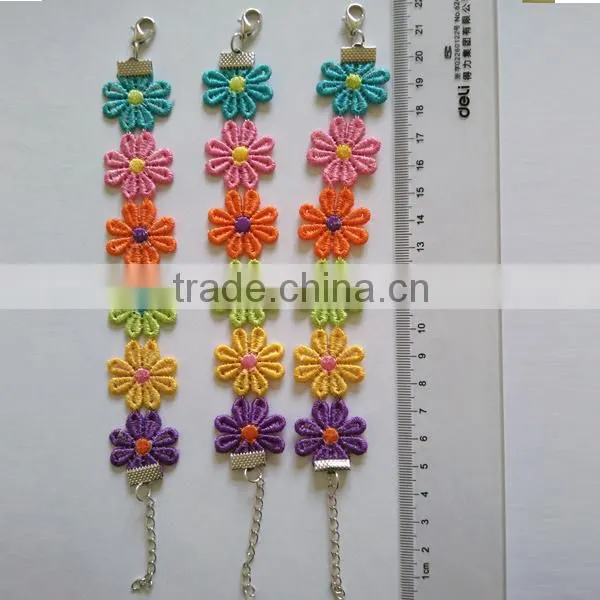 good quality korea new style sunflower lace bracelet