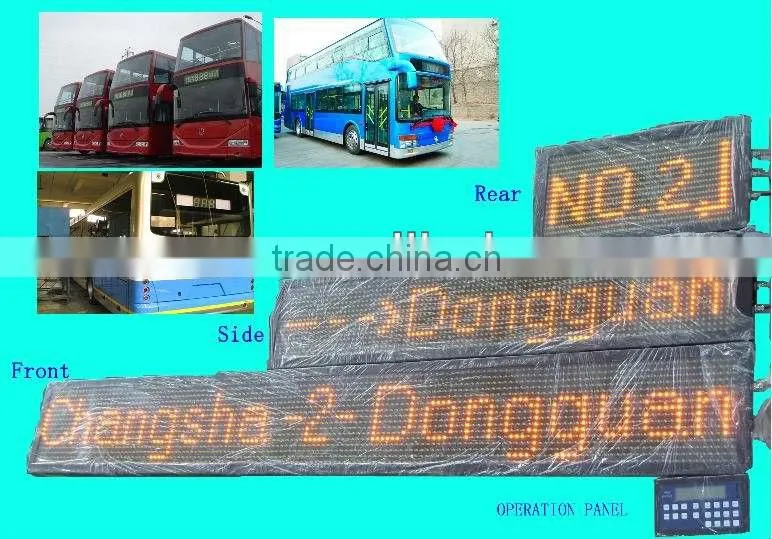 BUS /taxi/car indoor outdoor sign .led taxi signs display/led taxi top sign