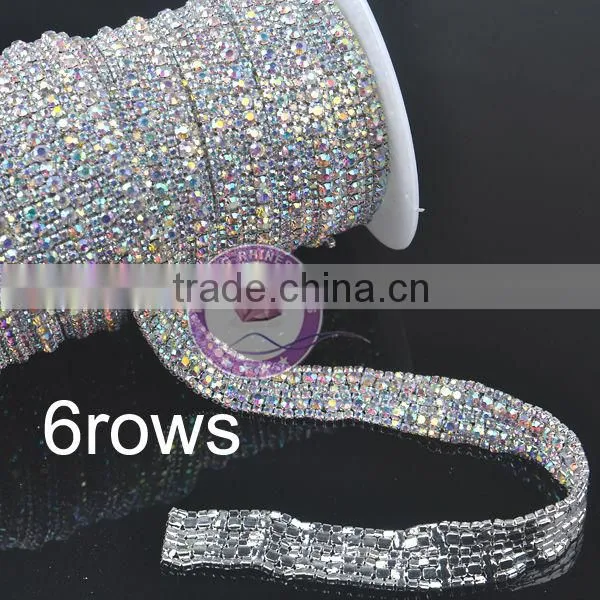 Feilang New special sew on rhinestone cup chain for garment decoration