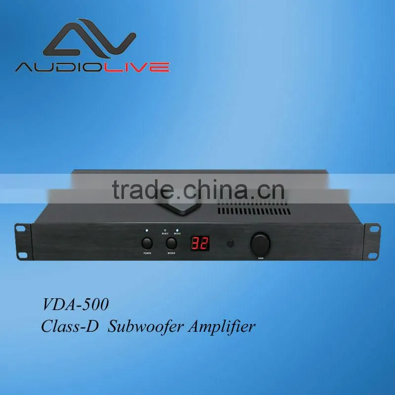 VA-500 Class-D High Efficiency Professional Subwoofer Speaker Amplifier