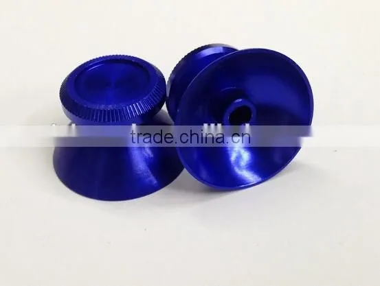 Aluminium Alloy Controller Replacement Parts For Playstation 4 Metal Gold Grip Thumb Grips Gold Chrome Grip for Sony PS4