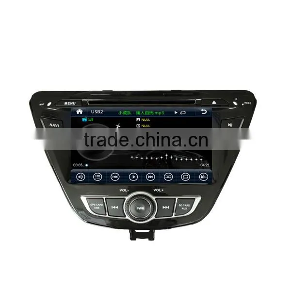 Factory OEM dashboard Dvd player gps radio 8" car dvd player for hyundai elantra car dvd player 2014 with gps