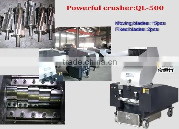 Cheap and quality pet bottle plastic crusher for recycling line