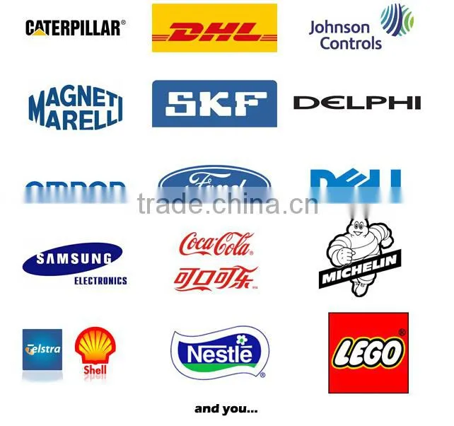 Printed self adhesive packing label with logo