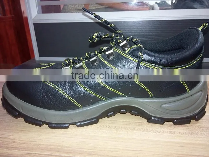 Hot selling Genuine Leather steel toe cap safety shoes