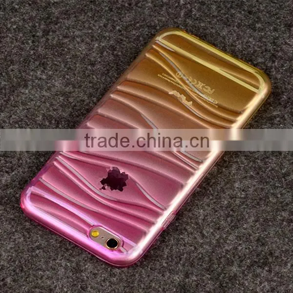C&T Gradient Flexible Soft Gel Tpu Silicone Skin Slim Back Case Cover For LG Stylus 2