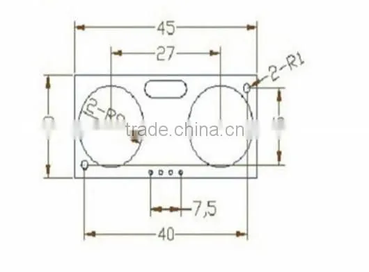 FBHC-SR04 Ultrasonic Module Distance Measuring Transducer Sensor (FBELE)