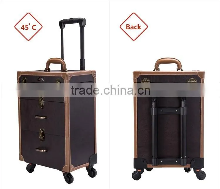 Multi-functional Leather Makeup Case