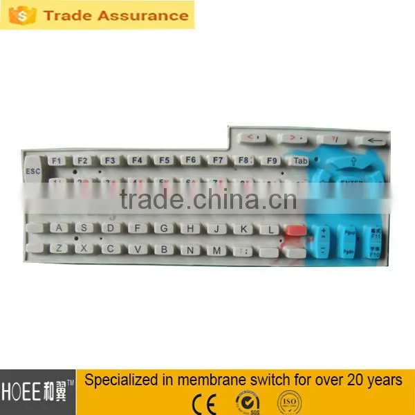 custom small rubber keyboard qwerty silicone rubber keyboard