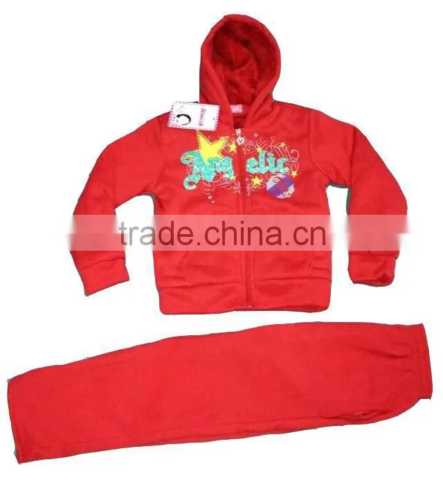Apparel Stocks Girls Fleece Suits