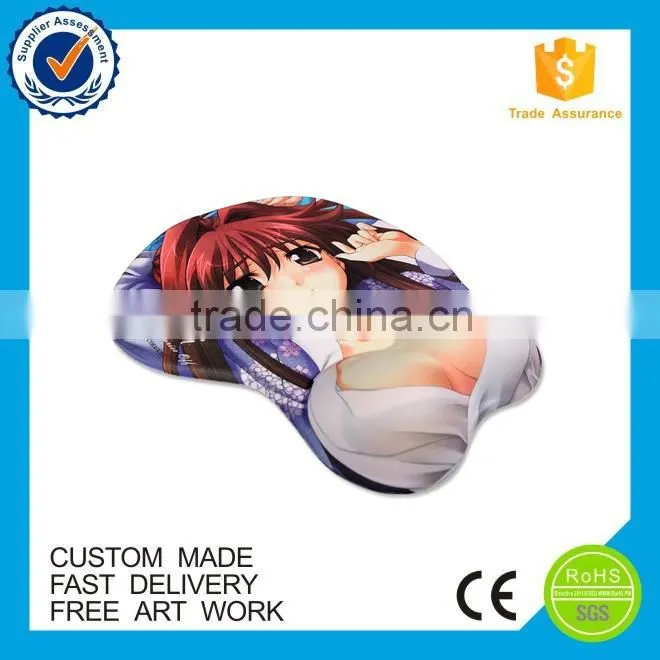 custom any size mouse pad sexy brest silicon mouse pad